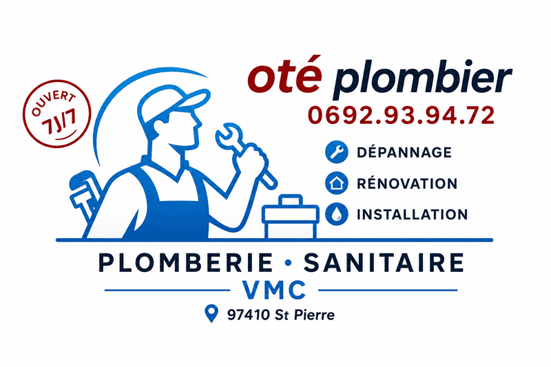 Oté Plombier — carte de visite